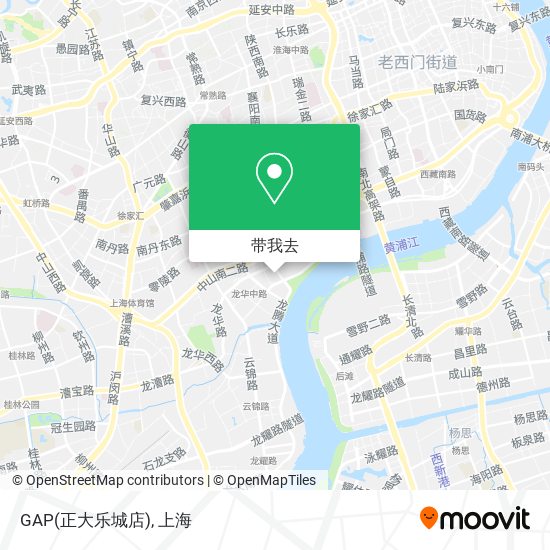GAP(正大乐城店)地图