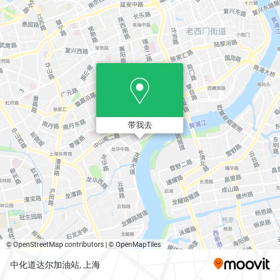中化道达尔加油站地图