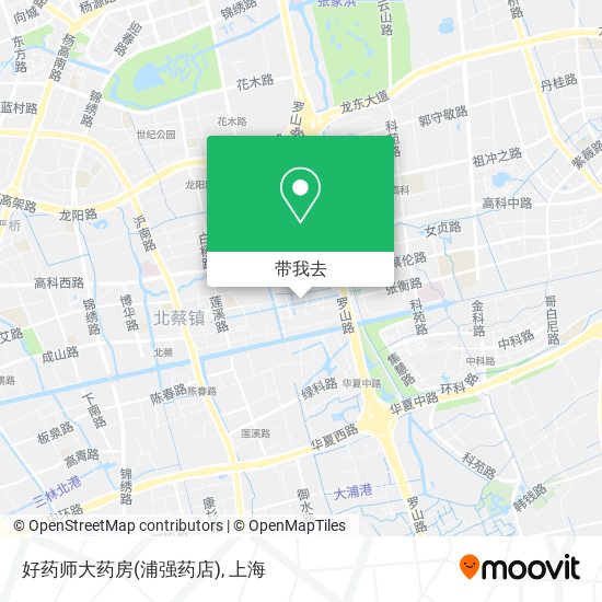 好药师大药房(浦强药店)地图