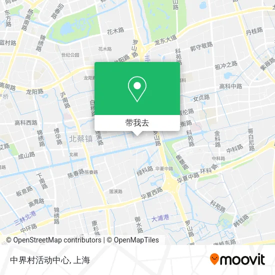 中界村活动中心地图