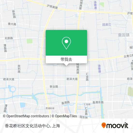 香花桥社区文化活动中心地图