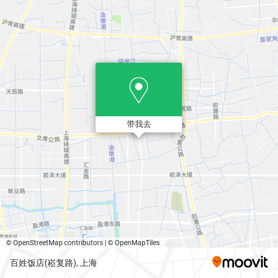 百姓饭店(崧复路)地图