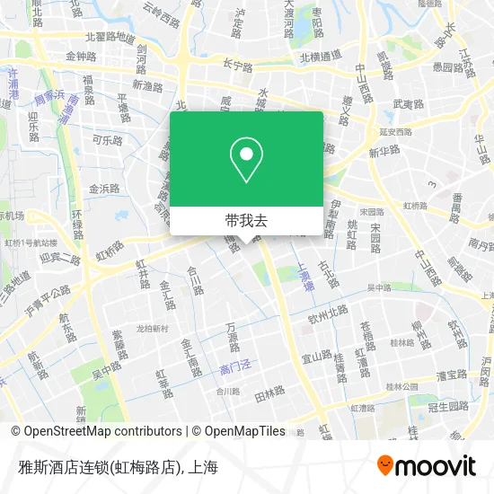 雅斯酒店连锁(虹梅路店)地图