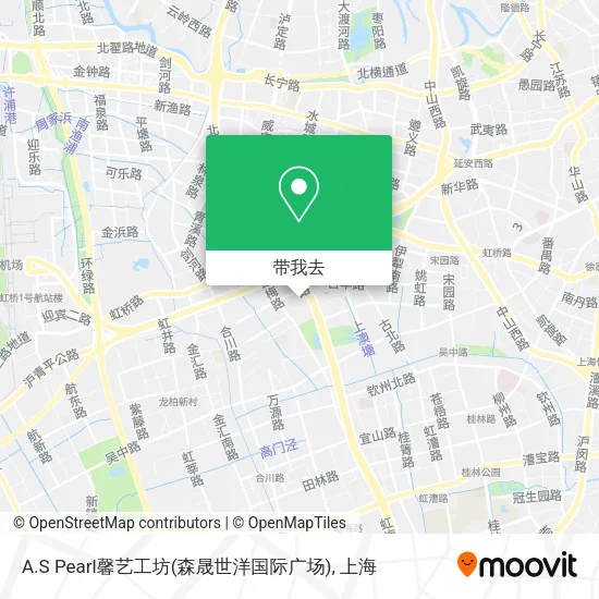 A.S Pearl馨艺工坊(森晟世洋国际广场)地图
