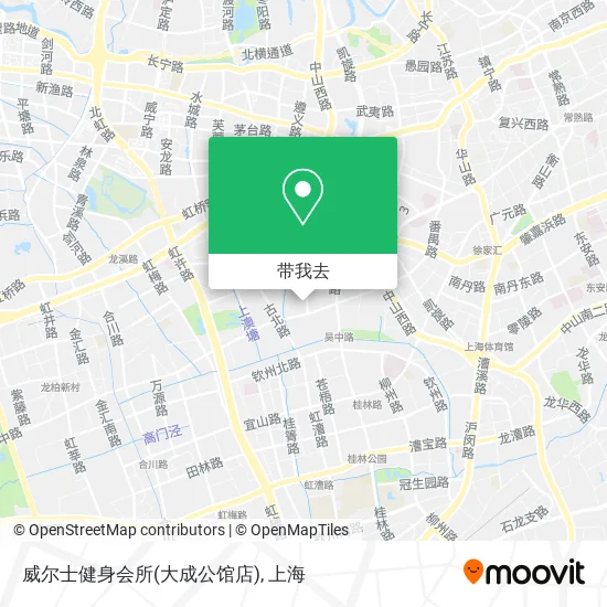 威尔士健身会所(大成公馆店)地图