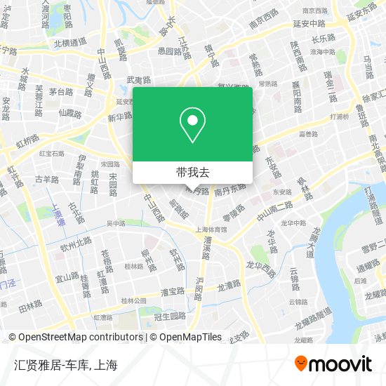 汇贤雅居-车库地图