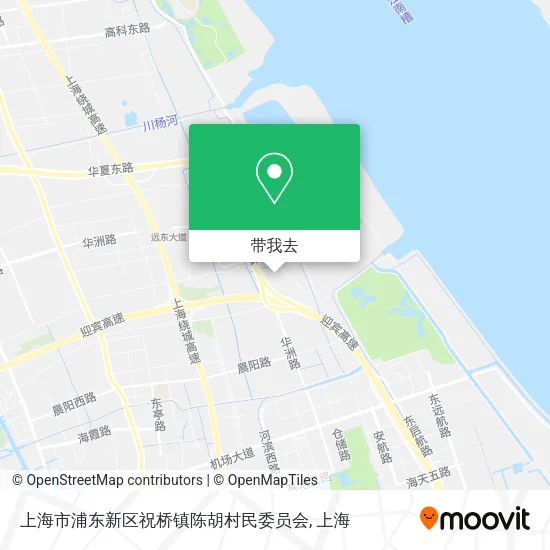 上海市浦东新区祝桥镇陈胡村民委员会地图