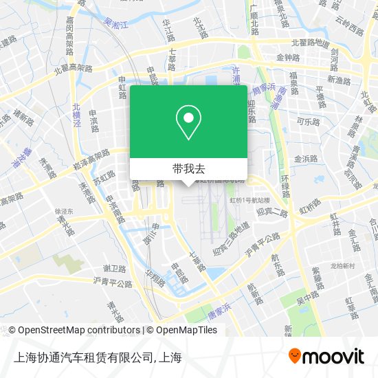 上海协通汽车租赁有限公司地图