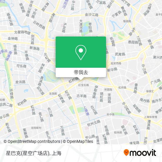 星巴克(星空广场店)地图