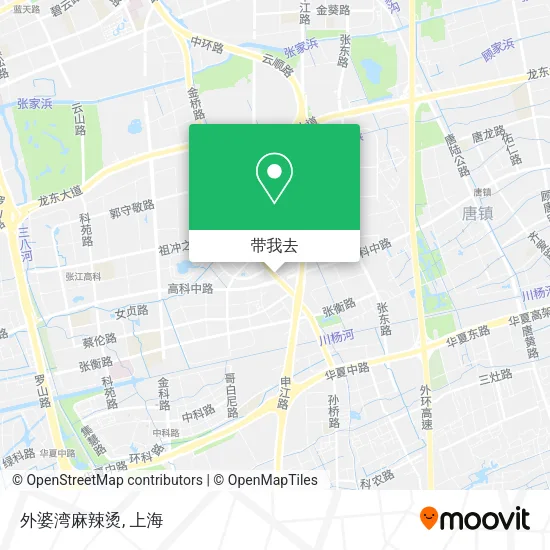 外婆湾麻辣烫地图