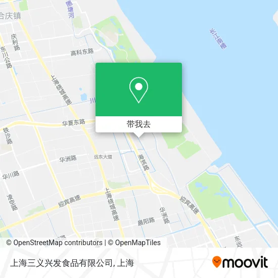 上海三义兴发食品有限公司地图