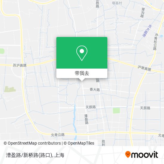 漕盈路/新桥路(路口)地图