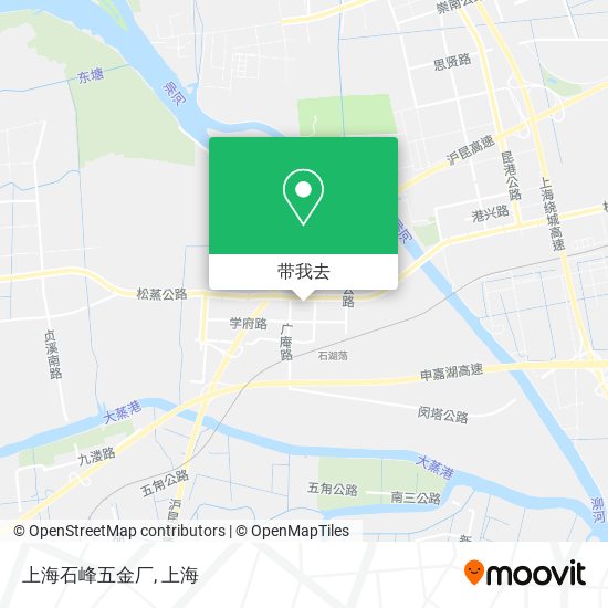 上海石峰五金厂地图