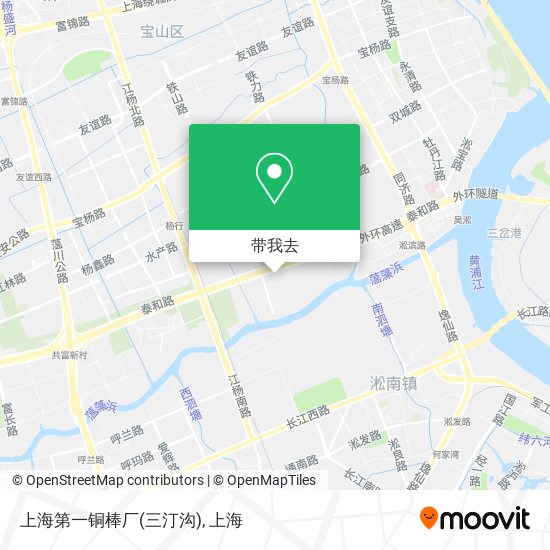 上海第一铜棒厂(三汀沟)地图