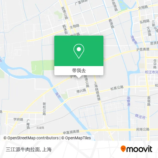 三江源牛肉拉面地图