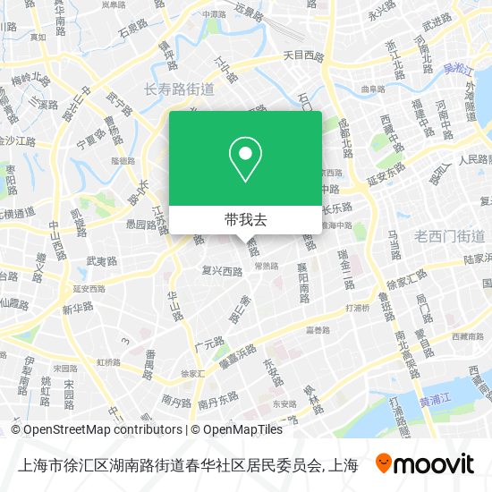 上海市徐汇区湖南路街道春华社区居民委员会地图
