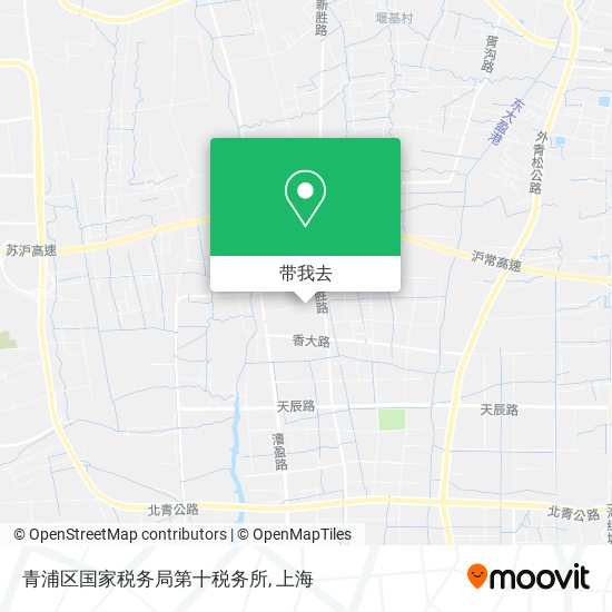 青浦区国家税务局第十税务所地图