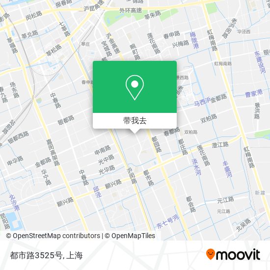 都市路3525号地图