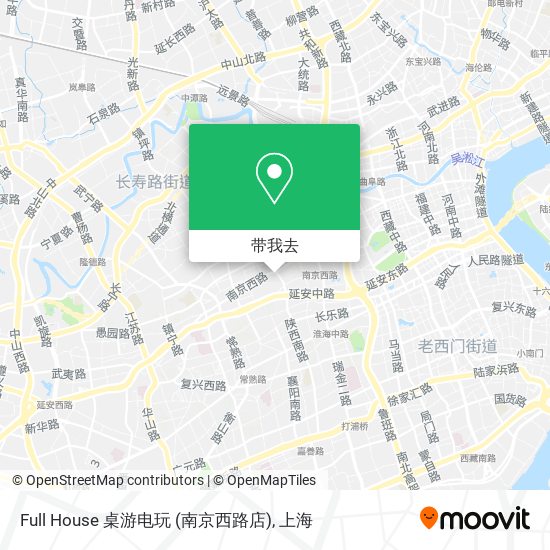 Full House 桌游电玩 (南京西路店)地图
