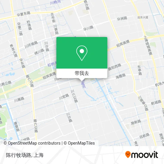 陈行牧场路地图