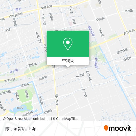 陈行杂货店地图