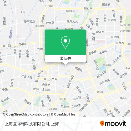 上海复得瑞科技有限公司地图