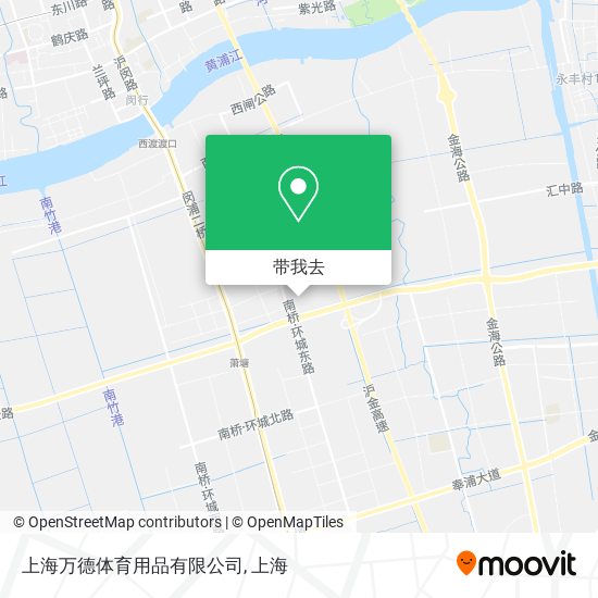 上海万德体育用品有限公司地图