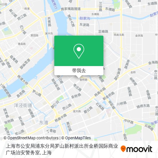 上海市公安局浦东分局罗山新村派出所金桥国际商业广场治安警务室地图