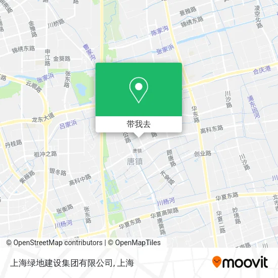 上海绿地建设集团有限公司地图