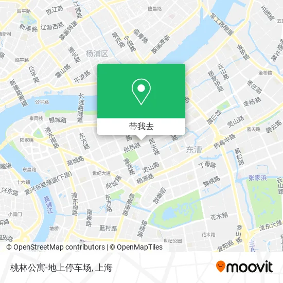 桃林公寓-地上停车场地图