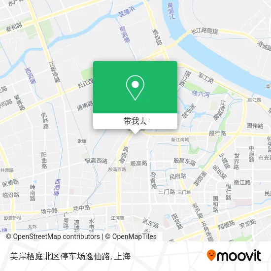 美岸栖庭北区停车场逸仙路地图