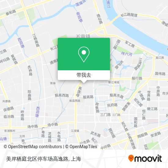 美岸栖庭北区停车场高逸路地图