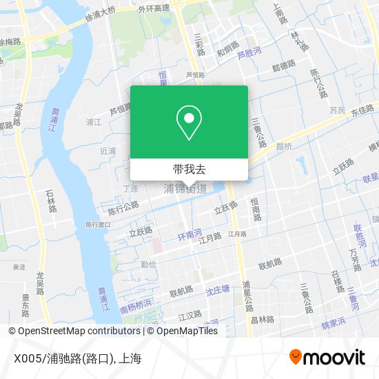 X005/浦驰路(路口)地图