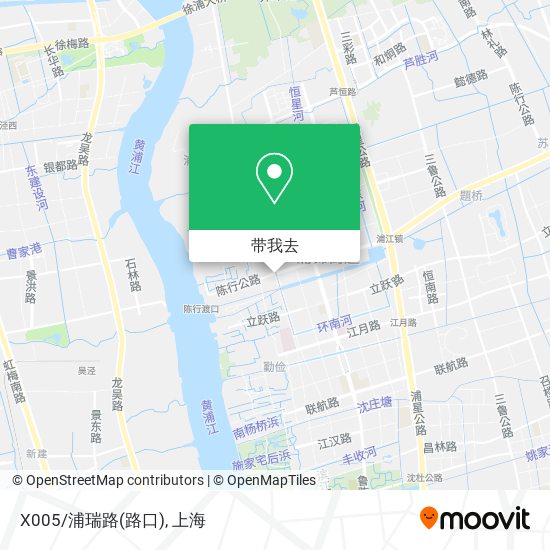 X005/浦瑞路(路口)地图
