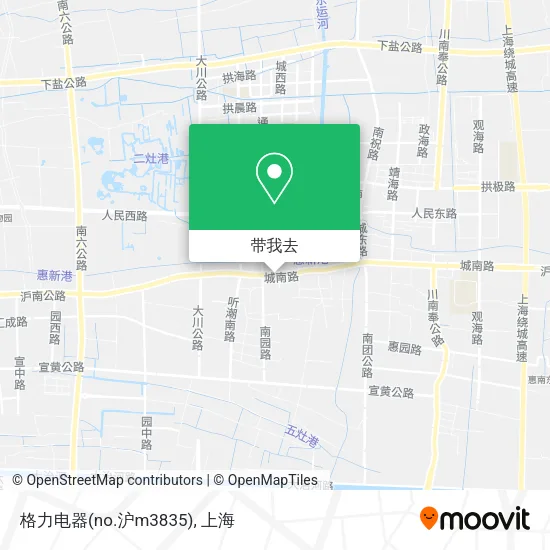格力电器(no.沪m3835)地图