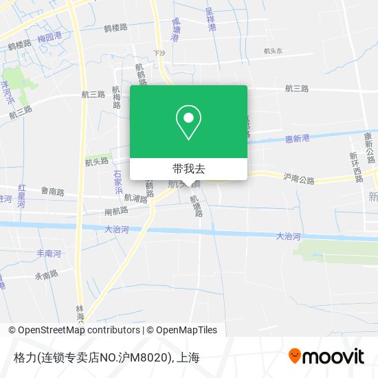 格力(连锁专卖店NO.沪M8020)地图