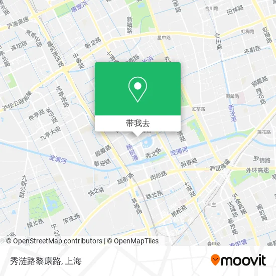 秀涟路黎康路地图