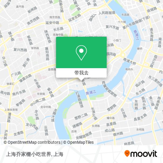 上海乔家栅小吃世界地图