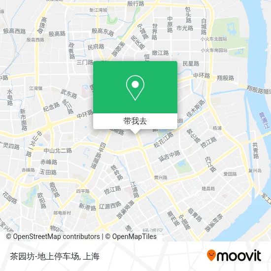 茶园坊-地上停车场地图