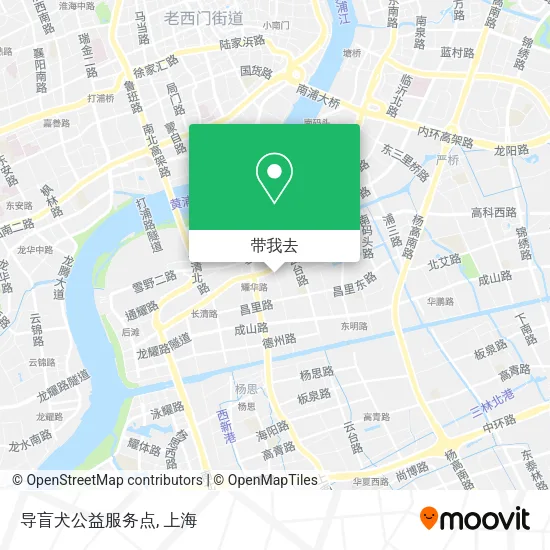 导盲犬公益服务点地图