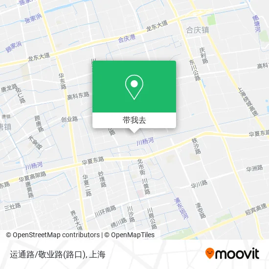 运通路/敬业路(路口)地图