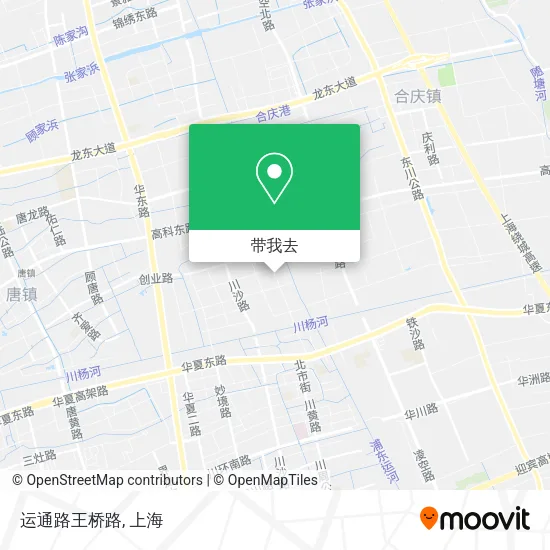运通路王桥路地图