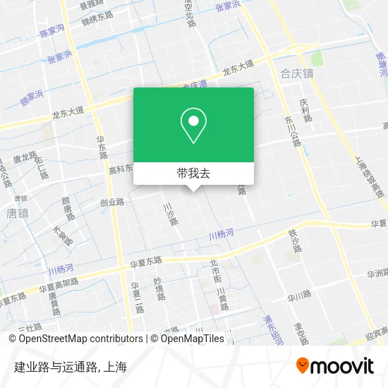 建业路与运通路地图
