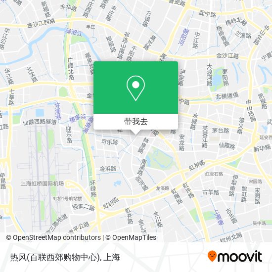 热风(百联西郊购物中心)地图