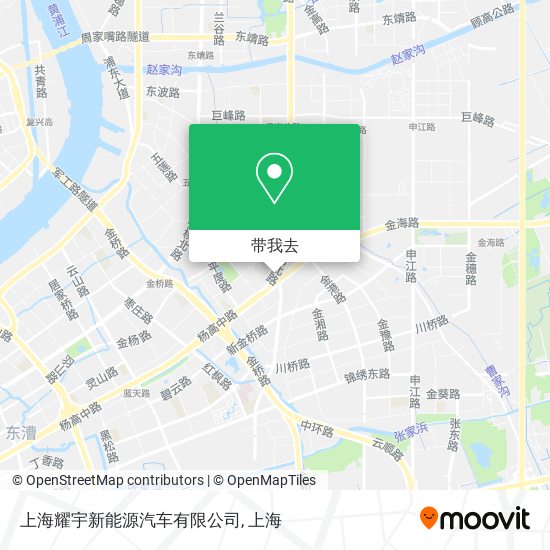 上海耀宇新能源汽车有限公司地图