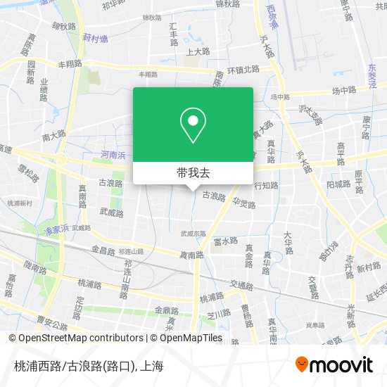 桃浦西路/古浪路(路口)地图