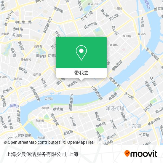上海夕晨保洁服务有限公司地图