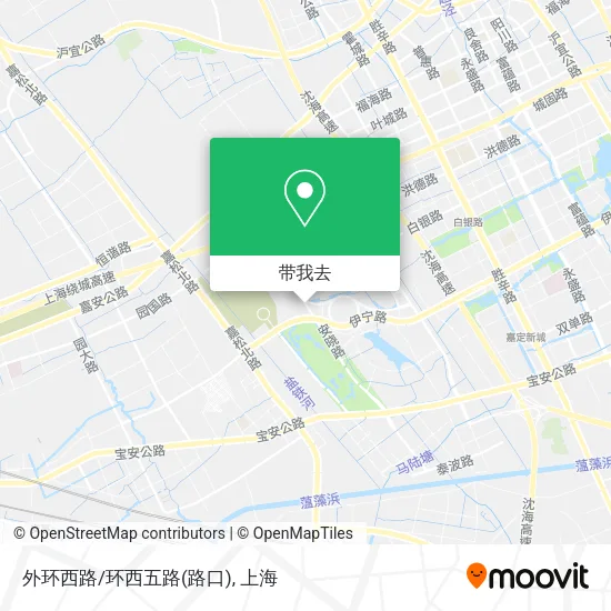 外环西路/环西五路(路口)地图