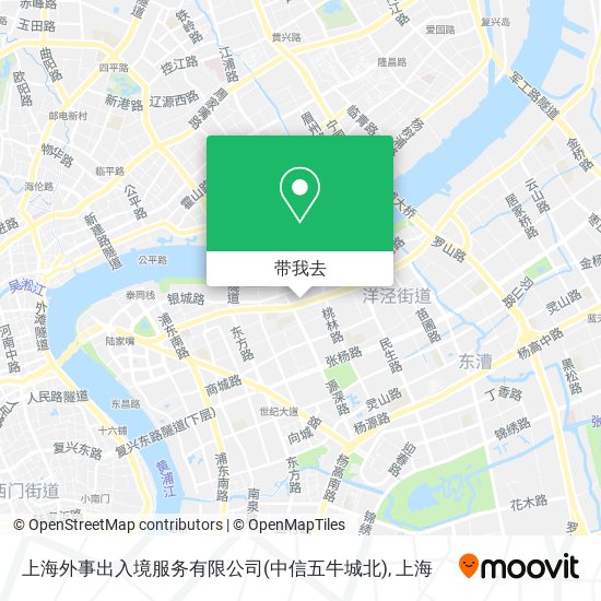 上海外事出入境服务有限公司(中信五牛城北)地图