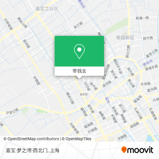 嘉宝·梦之湾-西北门地图